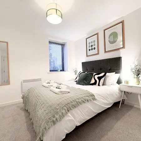 Apartamento Modern 2 Bed 2 Bath Free Parking & Fast Wifi Leeds (West Yorkshire)